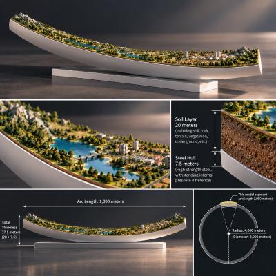 Orbivi · LEAVE EARTH Vaisseau spatial à gravité centrifuge