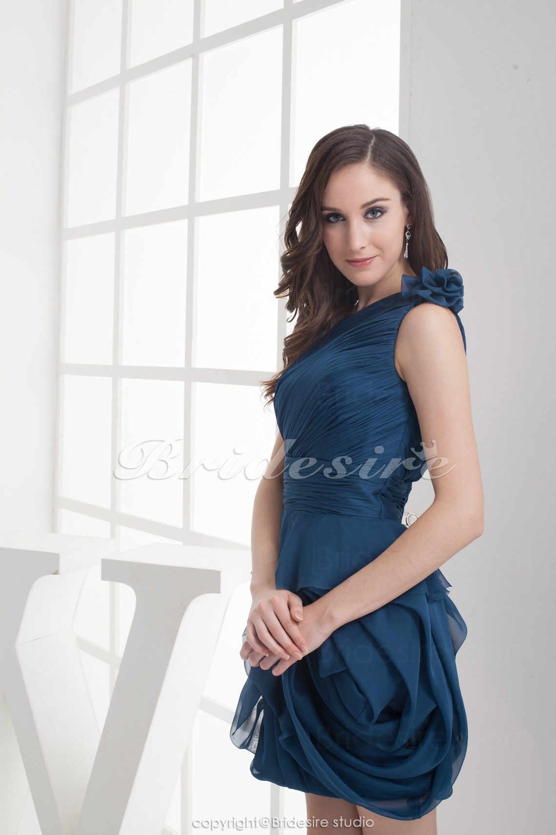 Abito Donna Monospalla Aderente - Mini Abito Elegante Per Feste E Serate - Foto 4